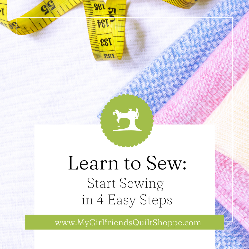 Start Sewing in 4 Easy Steps