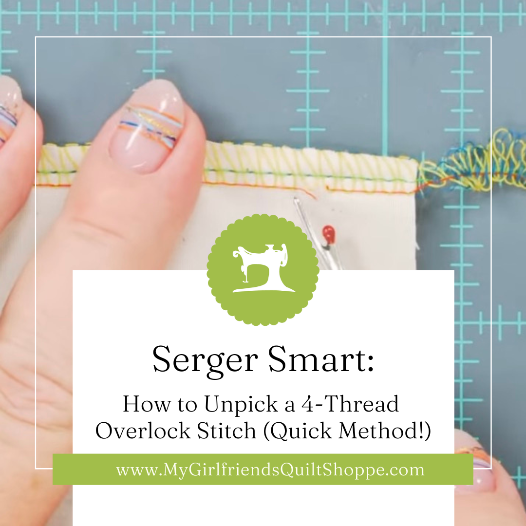 How to Unpick a 4-Thread Overlock Stitch (Quick Method!)