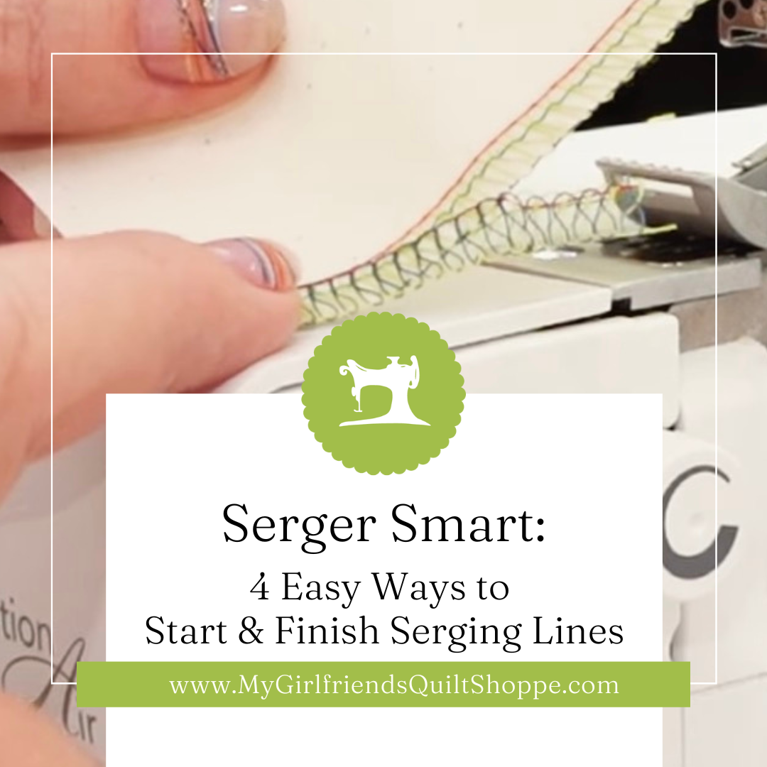 4 Easy Ways to Start & Finish Serging Lines