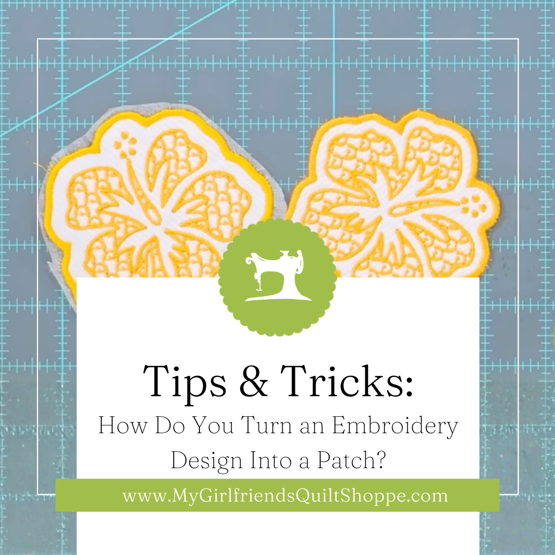 How to Make an Embroidery Patch With Auto Appliqué