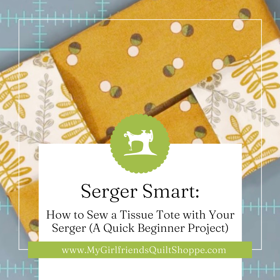 How to Sew a Tissue Tote with Your Serger (A Quick Beginner Project)