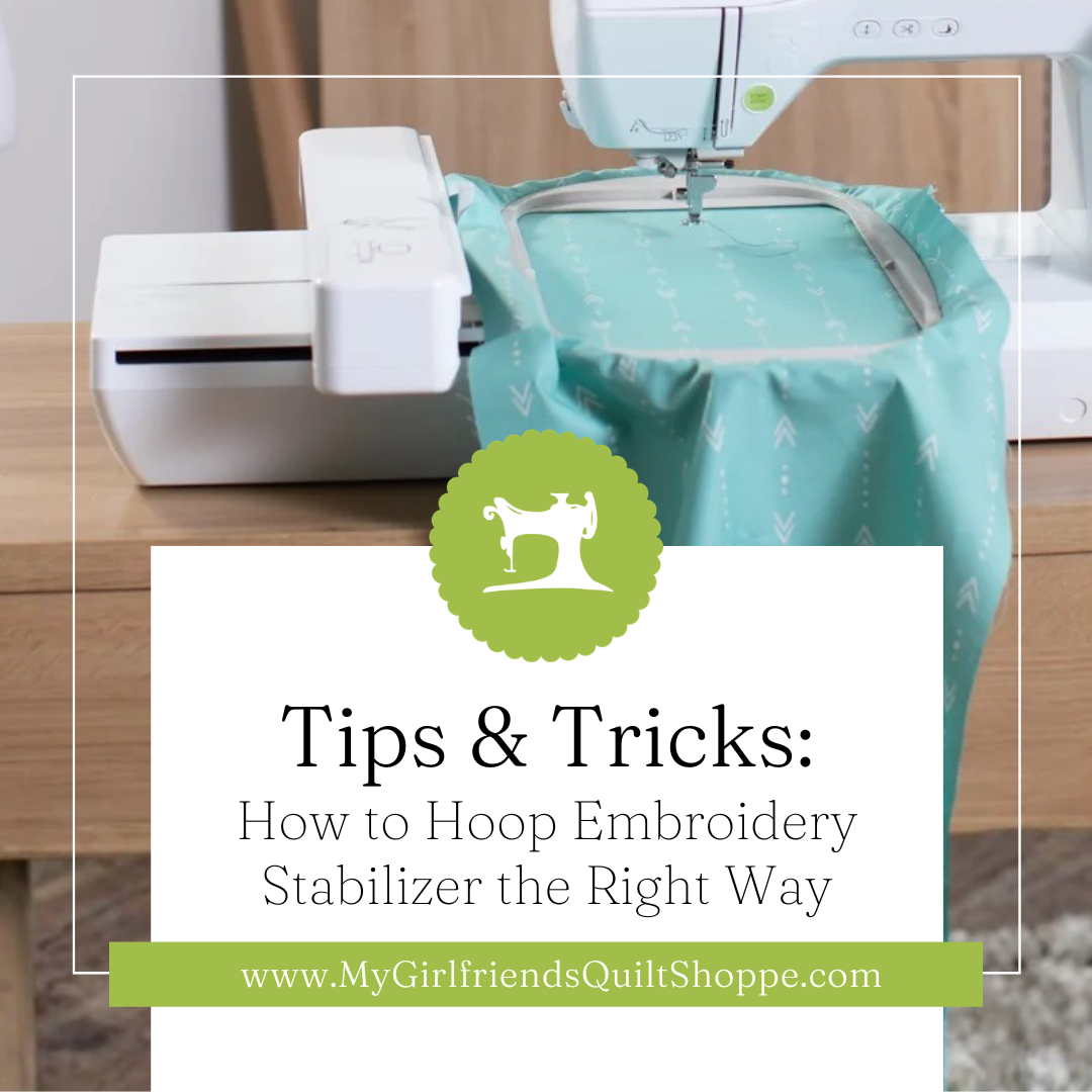 How to Hoop Embroidery Stabilizer the Right Way