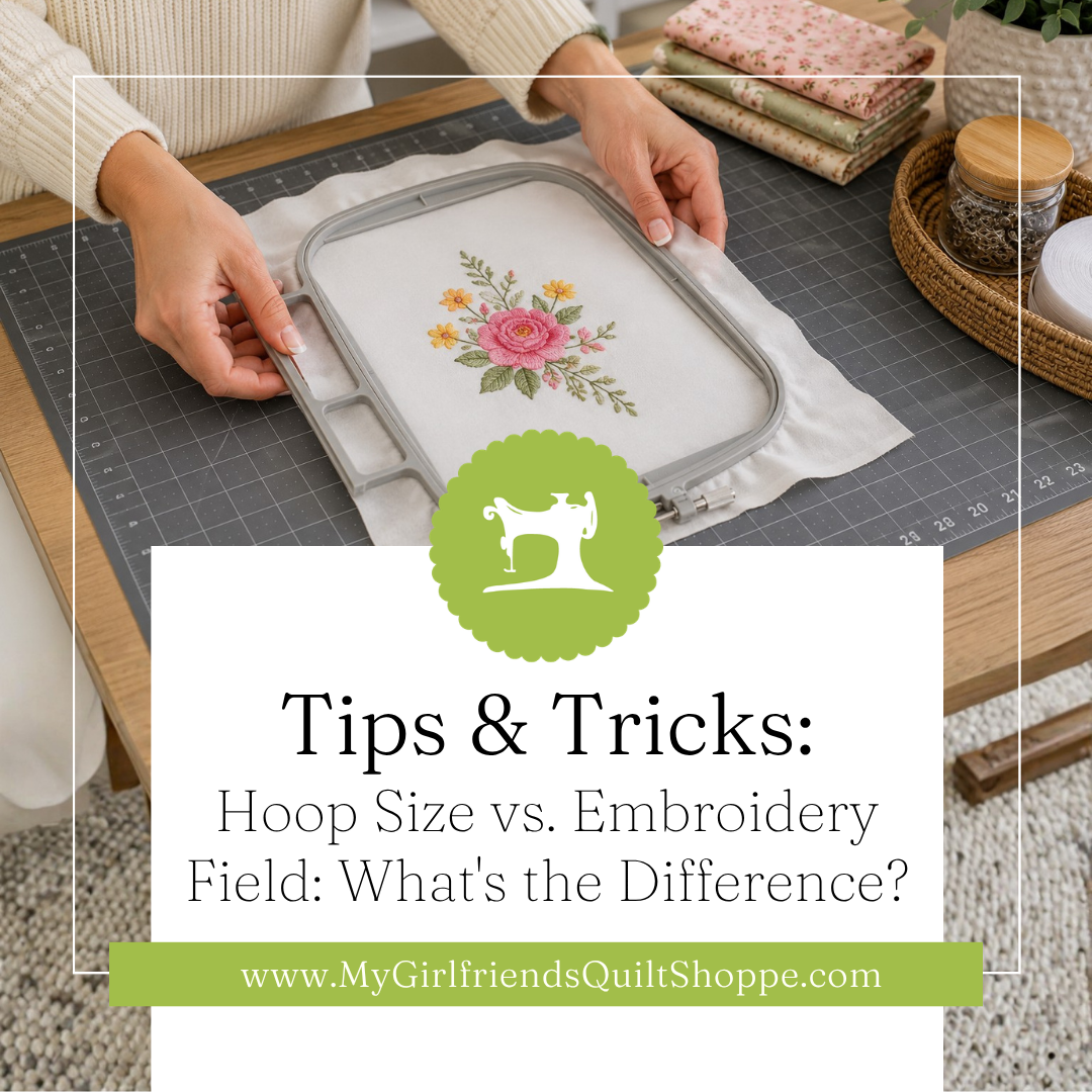 Hoop Size vs. Embroidery Field: What's the Difference?