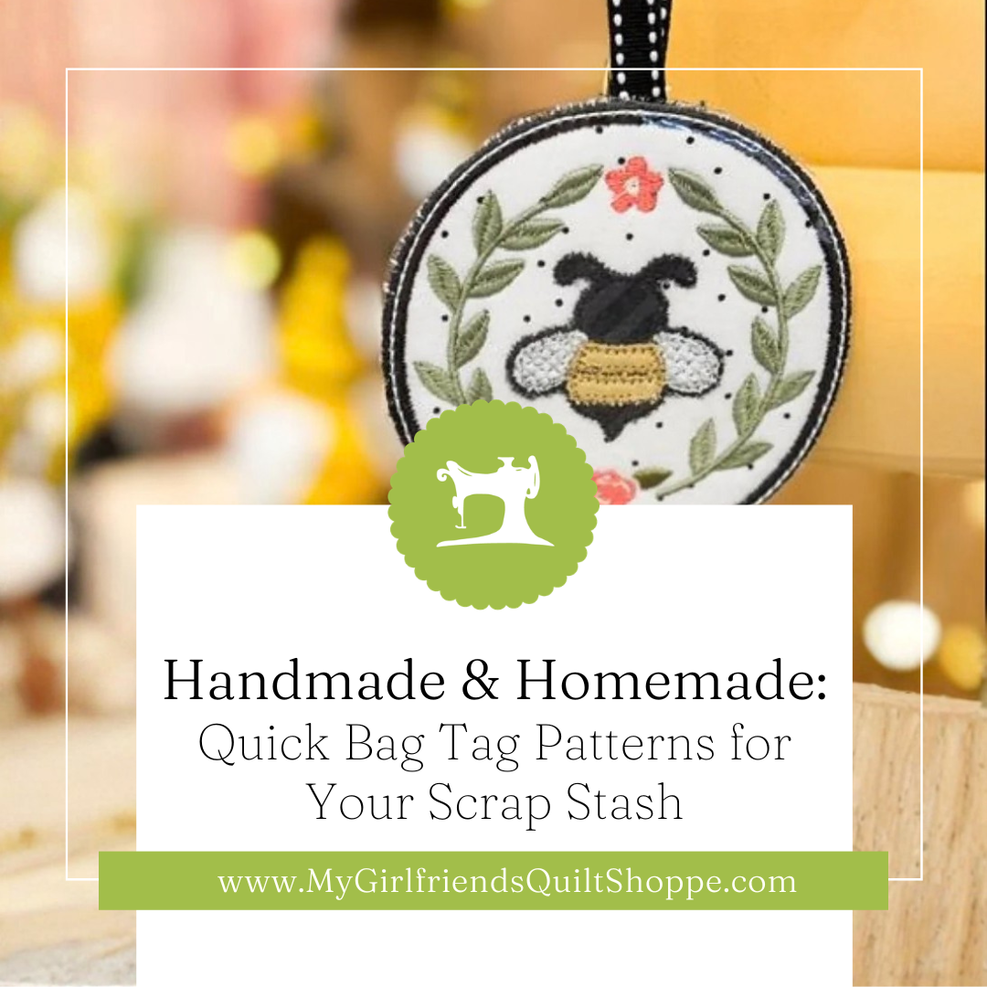 Quick Bag Tag Patterns for Your Scrap Stash