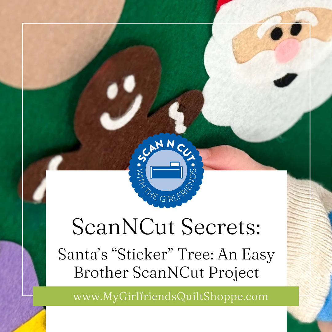 Santa's "Sticker" Tree: An Easy Brother ScanNCut Project