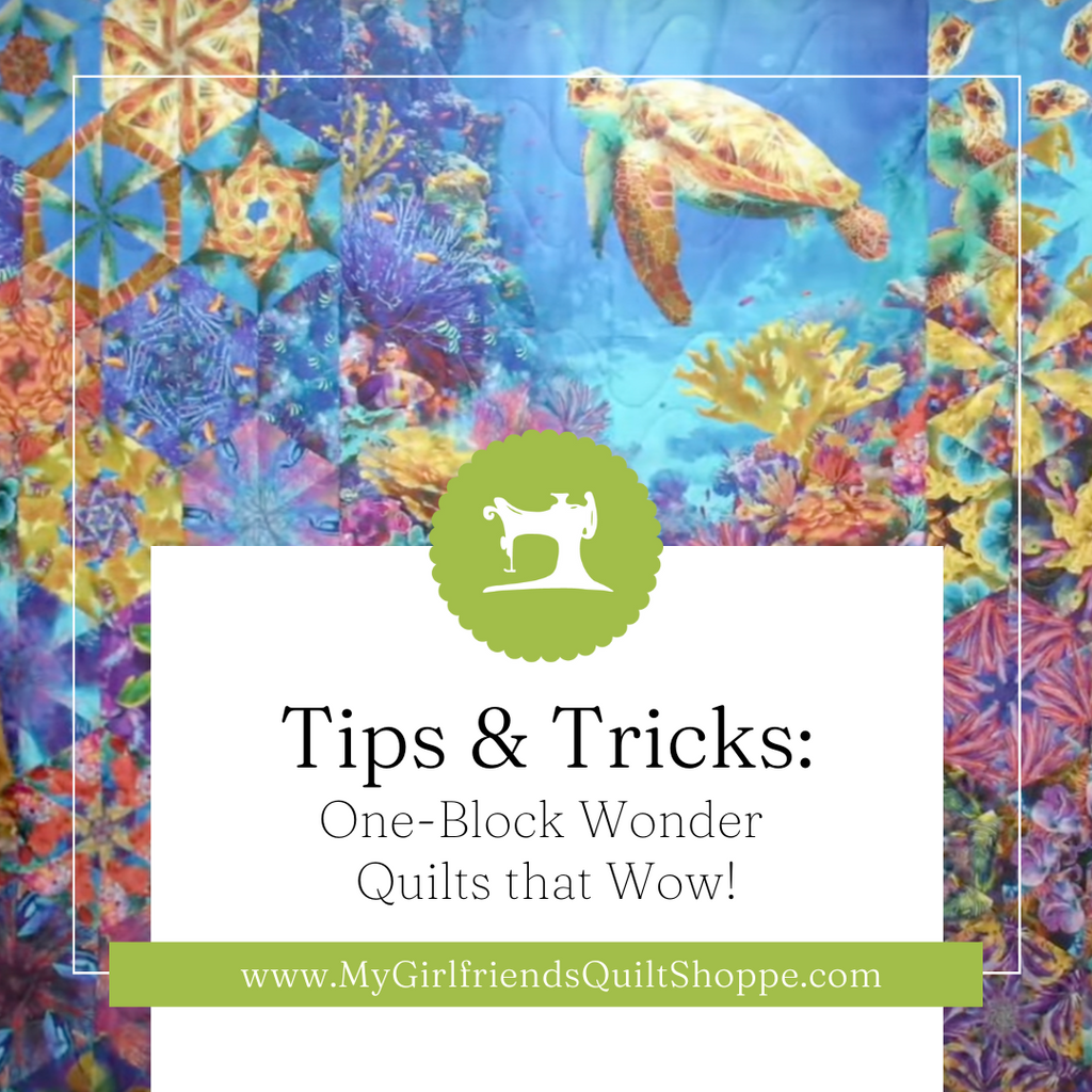 One-Block Wonder Quilts that Wow! – My Girlfriend's Quilt Shoppe
