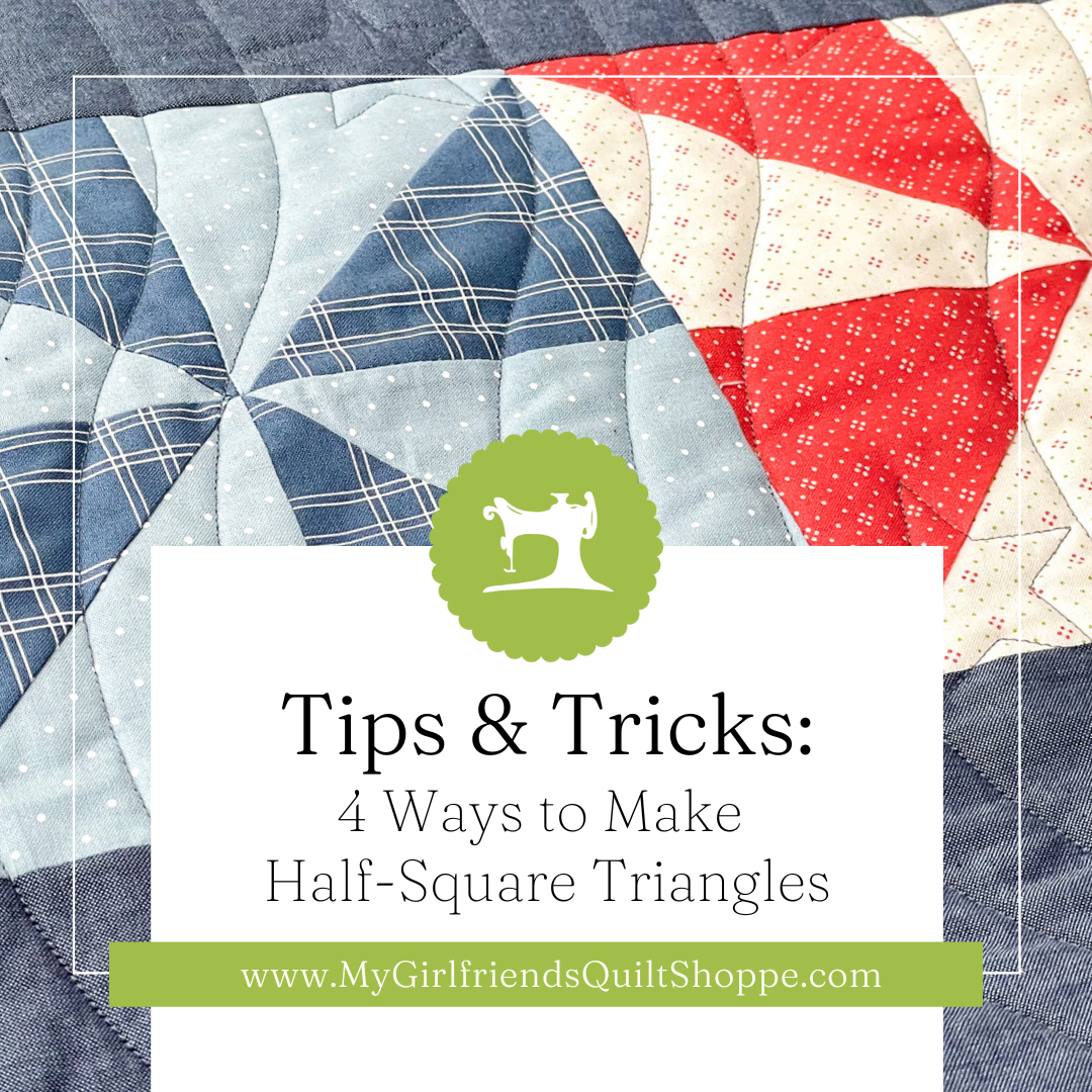 4 Ways to Make Half-Square Triangles
