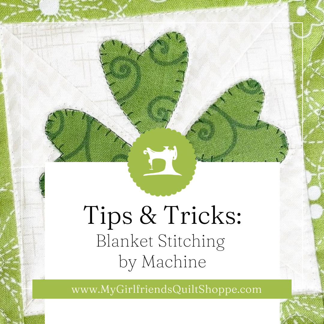Blanket Stitching by Machine