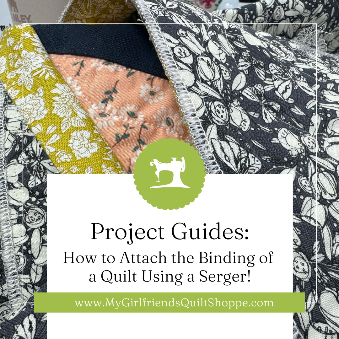 How to Attach the Binding of a Quilt Using a Serger!