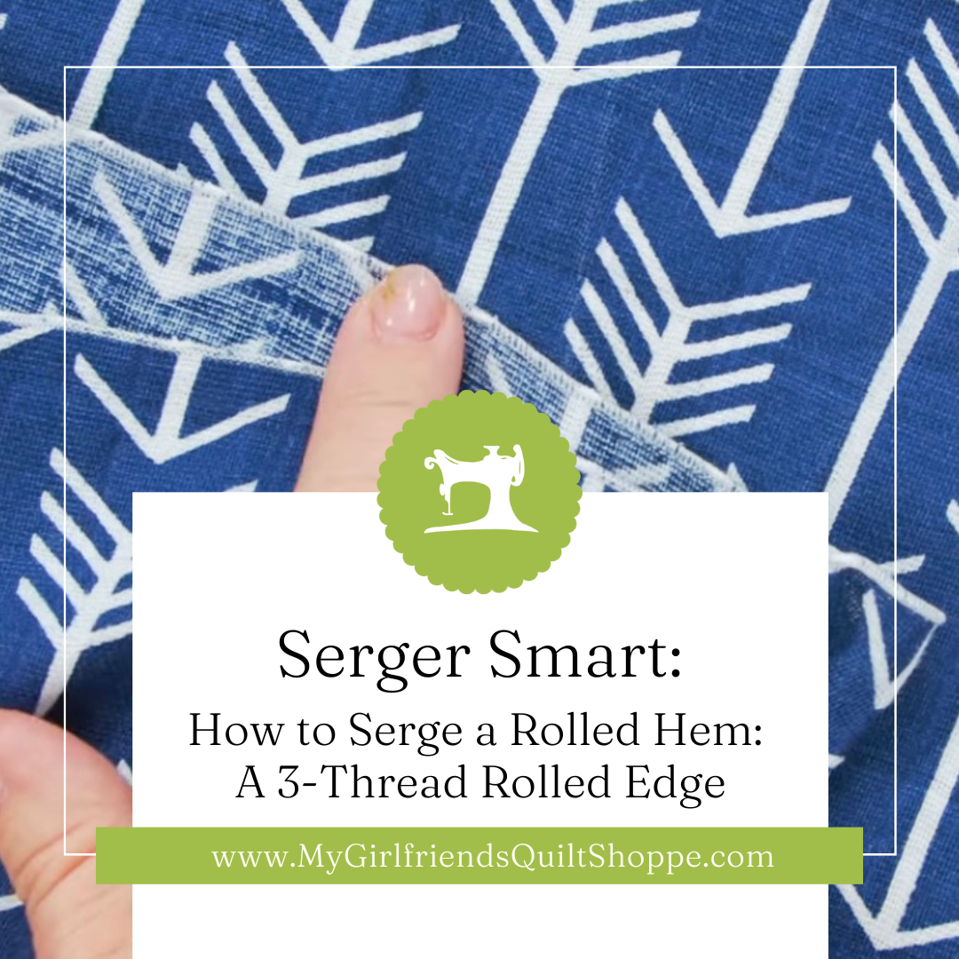 How to Serge a Rolled Hem: A 3-Thread Rolled Edge