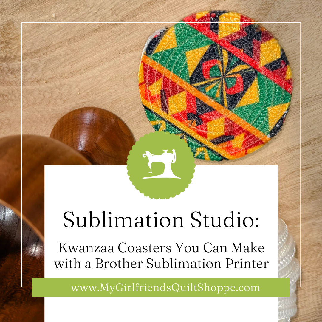 Kwanzaa Coasters You Can Make with a Brother Sublimation Printer