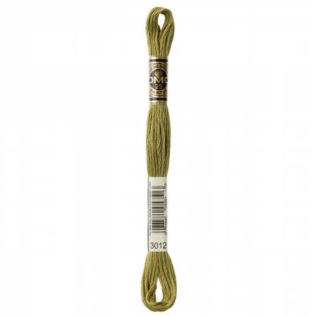 DMC Floss, Medium Khaki Green 