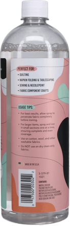 Magic Quilting and Crafting Spray Refill- 32 oz usage tips