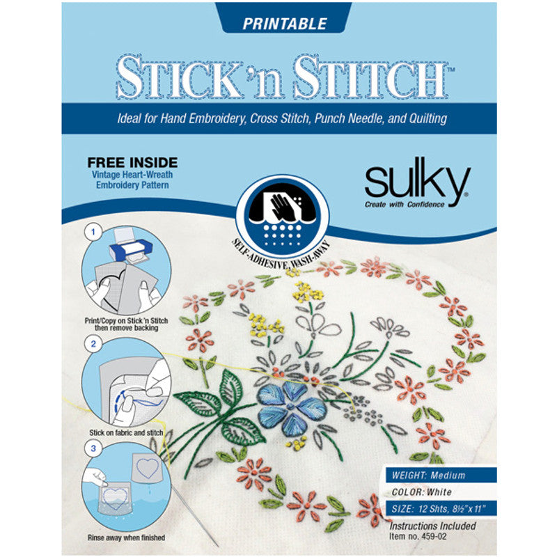 Sulky Stitch Stitch & Rinse 8-1/2in x 11in