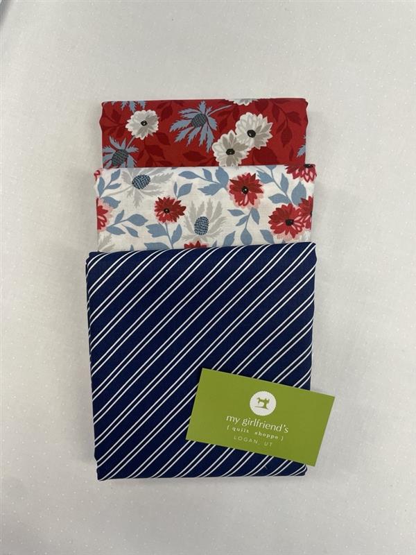 American Flower 1 yd Bundle (3)