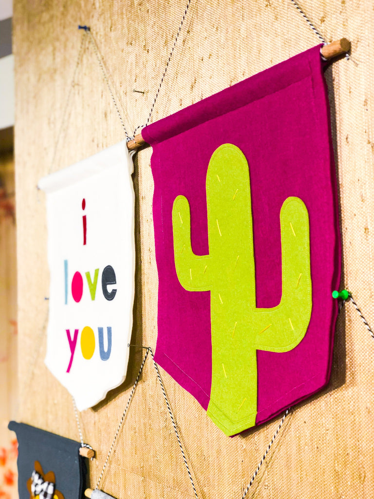 Cactus Felt Pennant 