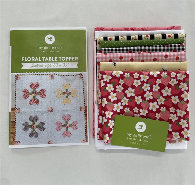 Floral Table Topper Pattern & Kit