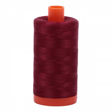 Aurifil thread 1422 yd- Dark Carmine Red