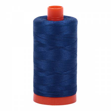 Aurifil thread 1422 yd- Dark Delft Blue