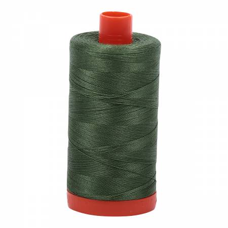 Aurifil thread 1422 yd- Very Dark Grass Green