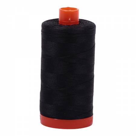 Aurifil thread 1422 yd- Very Dark Grey