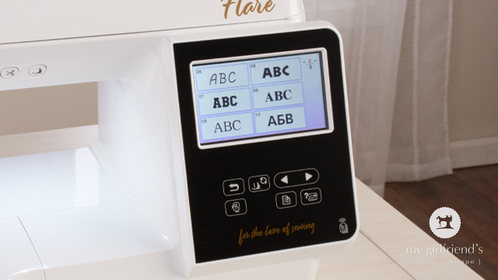 Baby Lock Flare Embroidery Machine 