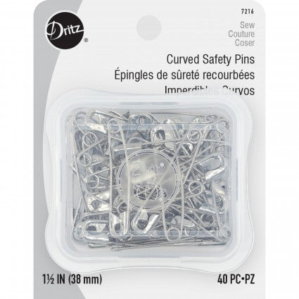 Dritz Curved Safety Pins 40 ct