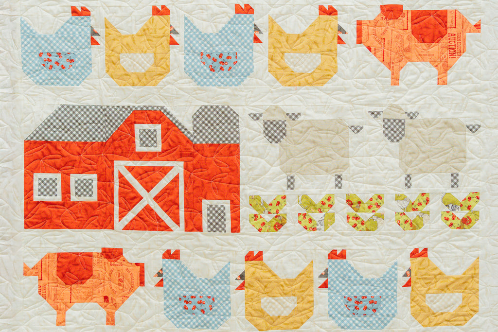 My Little Farm Quilt details