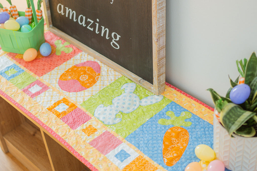 Easter Around The Block Table Runner