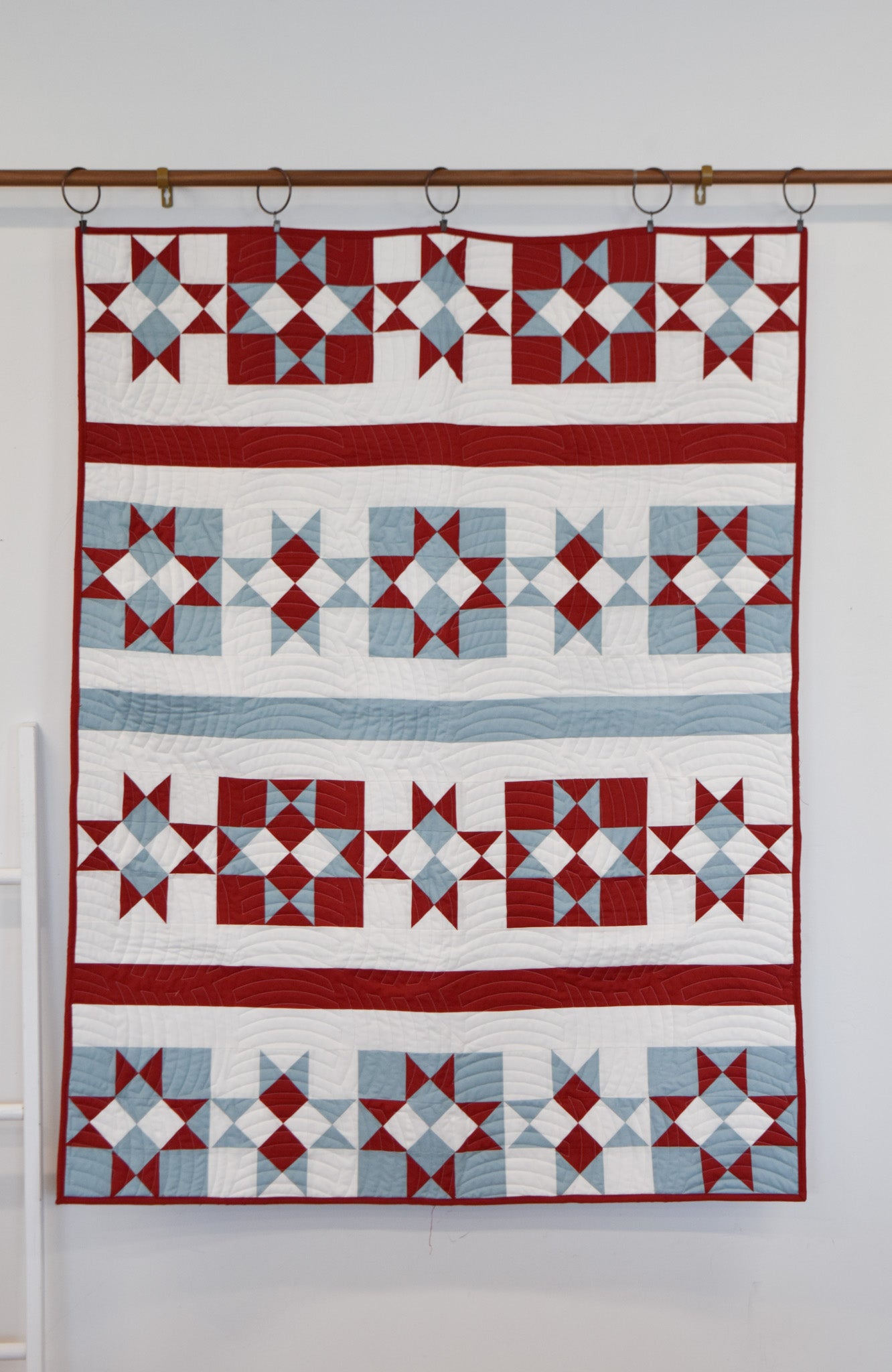 Patriotic Stars Quilt Kit.