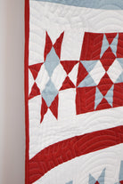 Patriotic Stars Quilt Close up stars