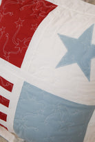 Patriotic Porch Pillow Quilting 