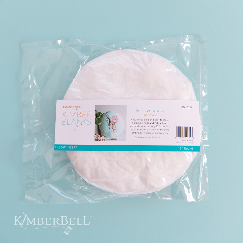 Kimberbell 12" Round pillow insert 