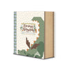 Book with 'Faraway Kingdom' cover design on a white background