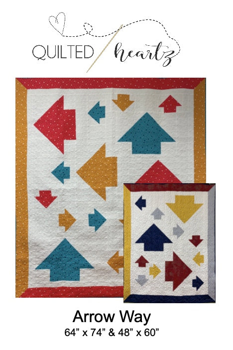 Quilted Heartz - Arrow Way Quilt Pattern 