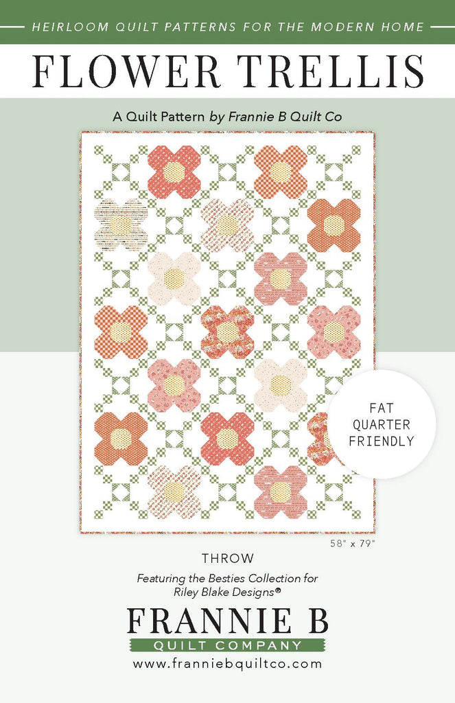 Flower Trellis Quilt Pattern