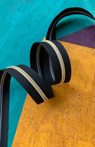 Zipper Tape- Black with Gold