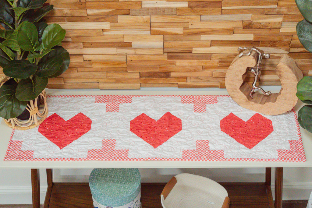 Heart Table Runner (Downloadable Pattern)