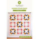 Quilt pattern cover with 'Hidden Stars Quilt' design and 'my girlfriend's quilt shoppe' branding.