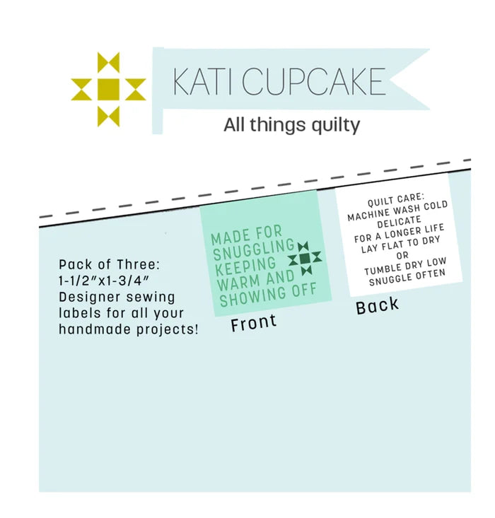 Kati Cupcake All things quality - made for- sew in labels 