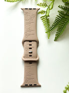 MGQS Large Watch Band - Sewing Heartbeat - Almond