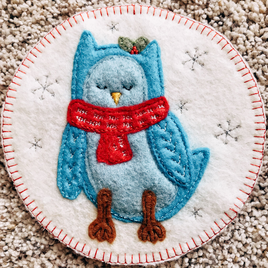 owl christmas ornament