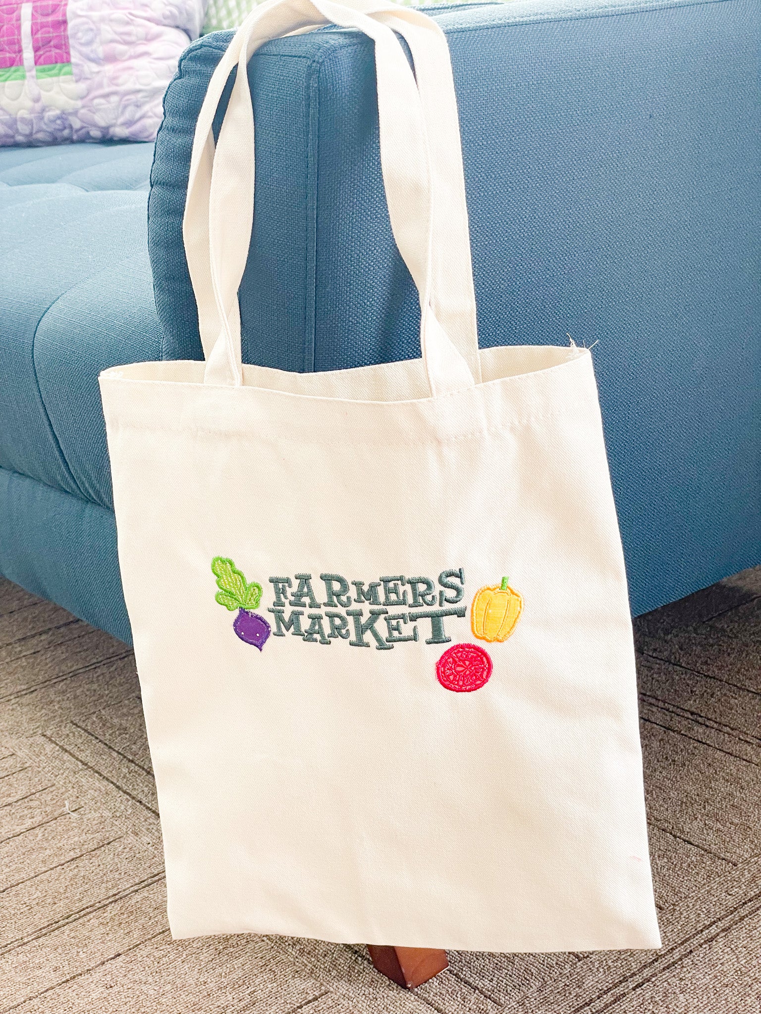 Farmers Market Machine Embroidery Design 