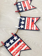 Liberty Flag Banner- Sewing and Machine Embroidery (Downloadable Pattern)