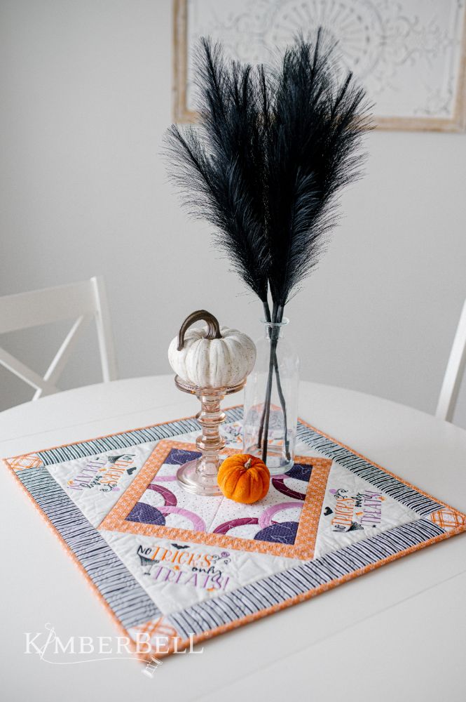 october table topper spooky