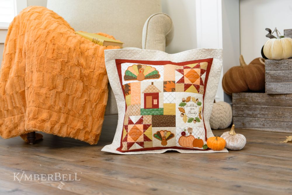 thanksgiving themed project pillow