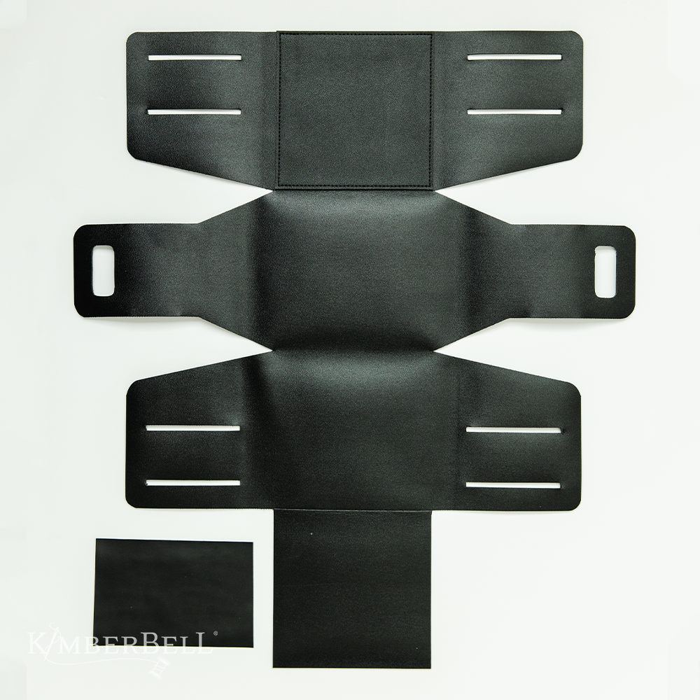 Kimberbell Folding Storage Tote Blank - Black