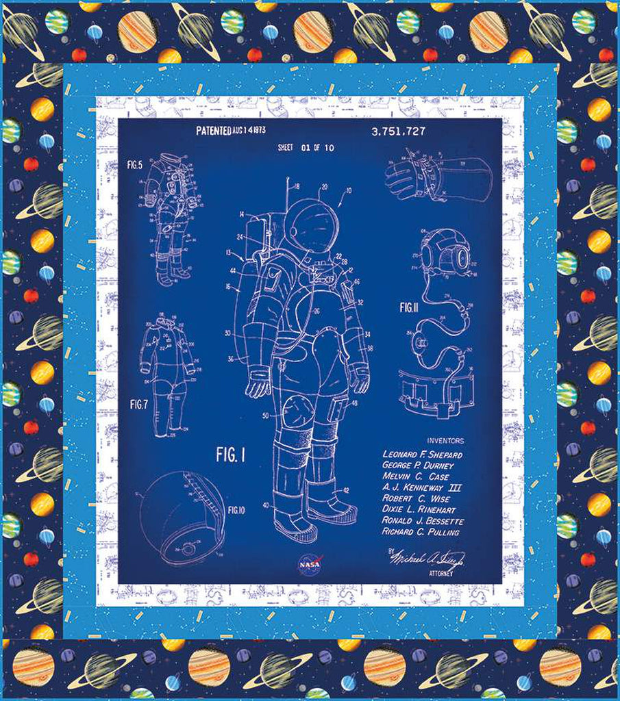 Riley Blake NASA Spacesuit quilt