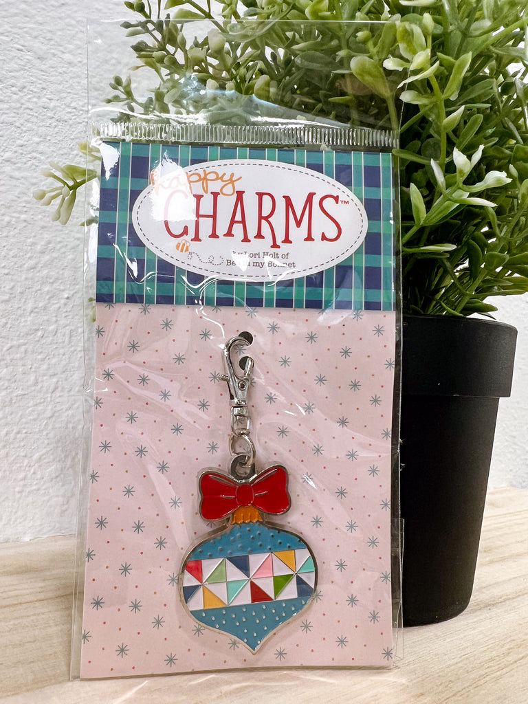 Lori Holt Enamel Happy Charm- Ornament