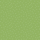 green with white polka dots